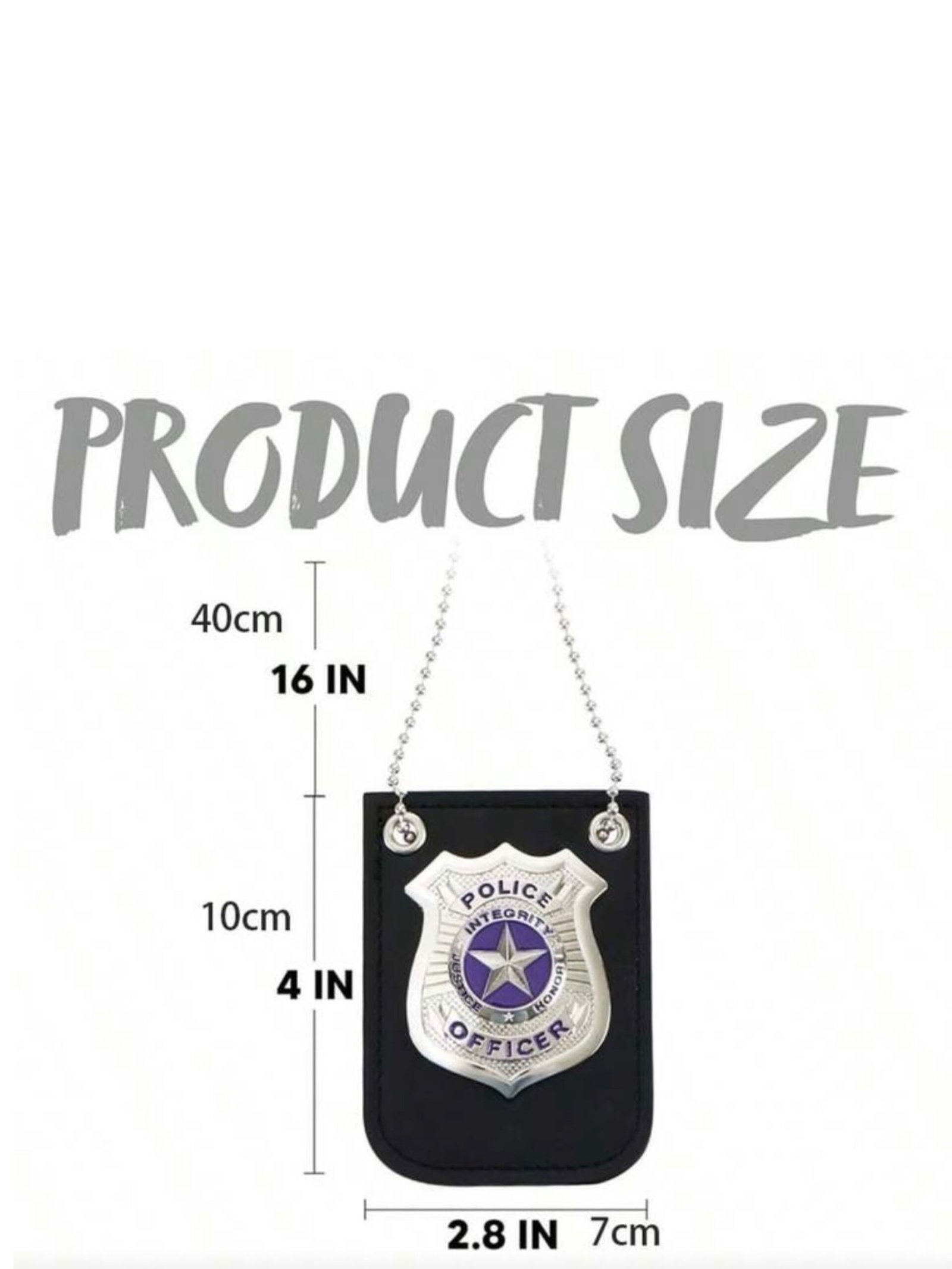 Police Officer Badge On Necklace (5.0) - Image 4