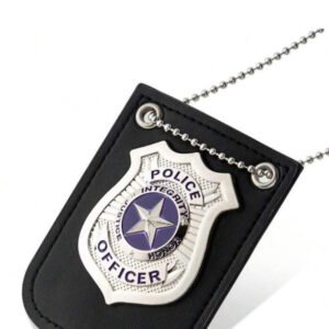 Police Officer Badge On Necklace (5.0)
