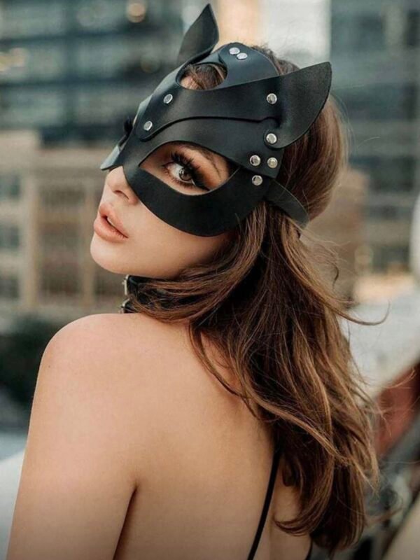 Kitty PU Leather Erotic Cat Mask (4.73) - Image 3