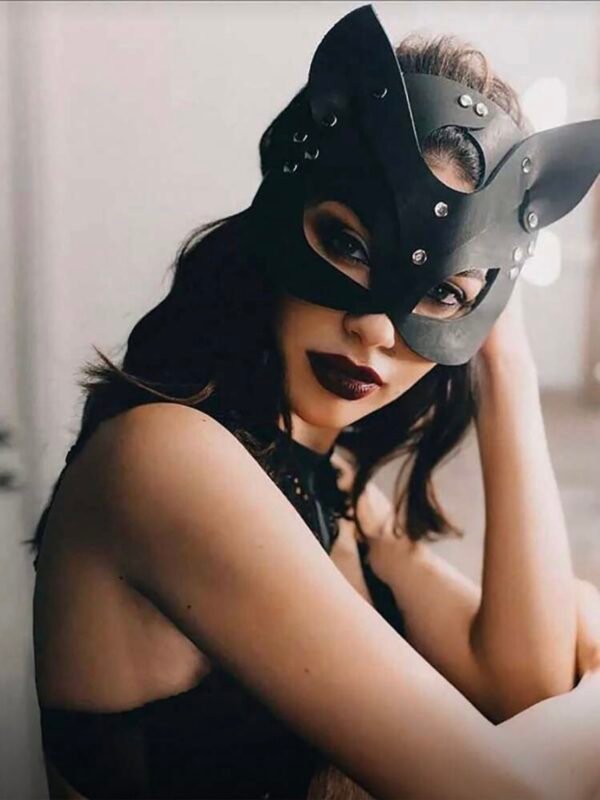 Kitty PU Leather Erotic Cat Mask (4.73) - Image 2