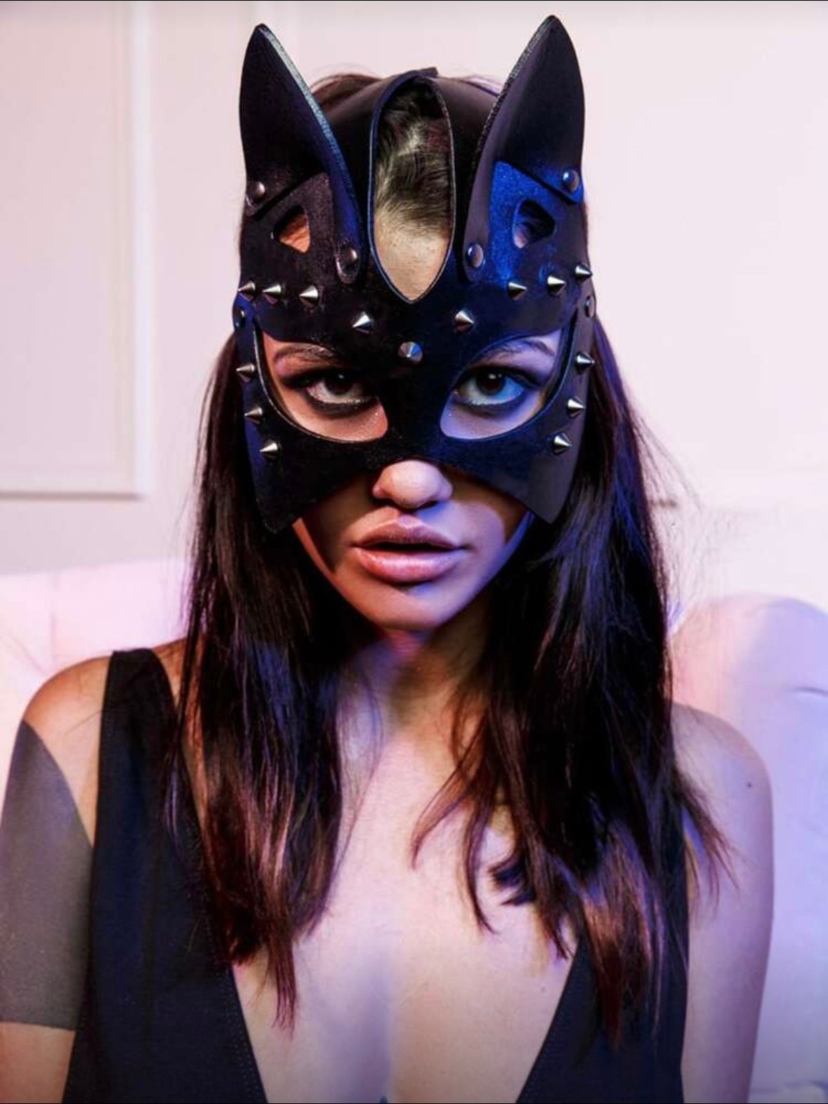 Kitty PU Leather Erotic Cat Mask (4.73)