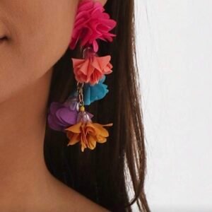 Screenshot Colorful Flower Tassel Earrings Bohemian (4.94)