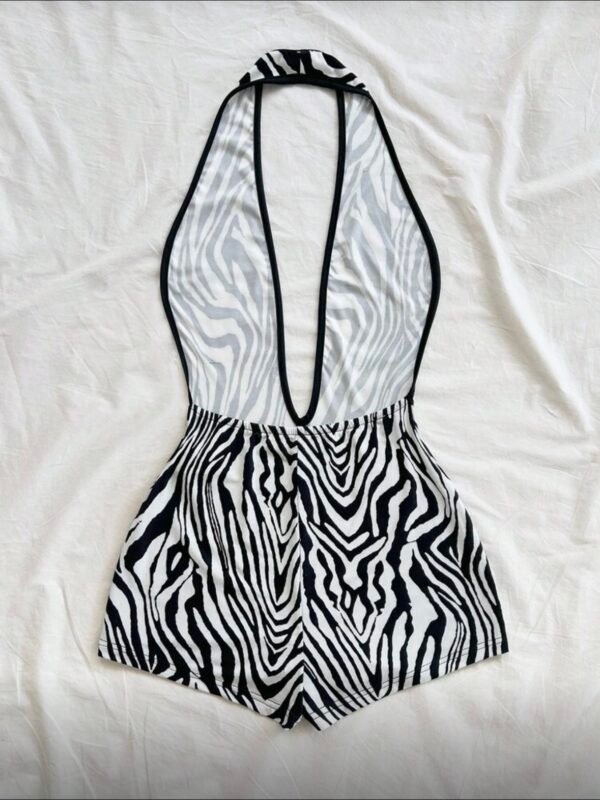 Animal Print Sexy Fitted Romper For Women (4.86) - Image 10