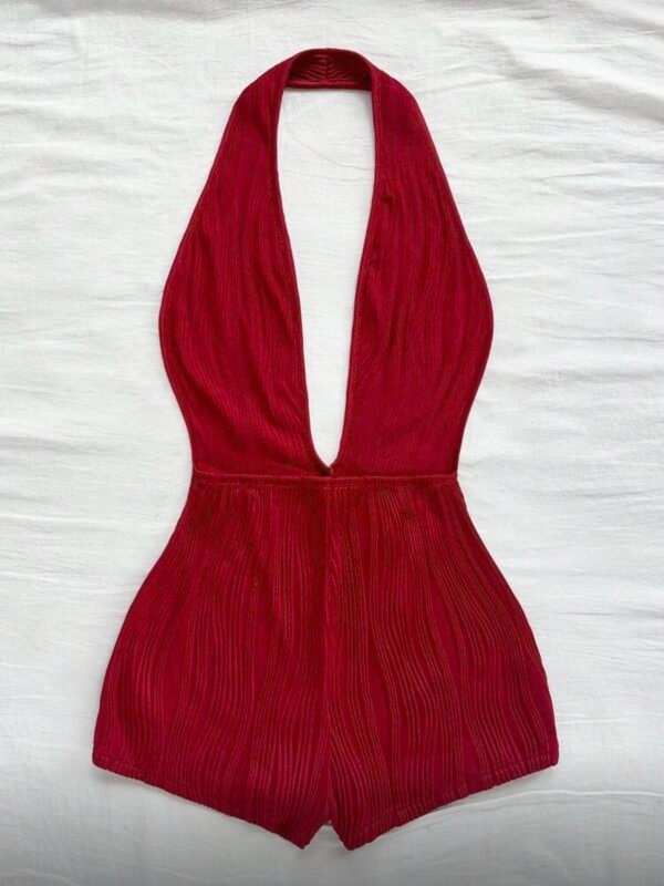Red Sexy Fitted Romper For Women (4.86) - Image 3