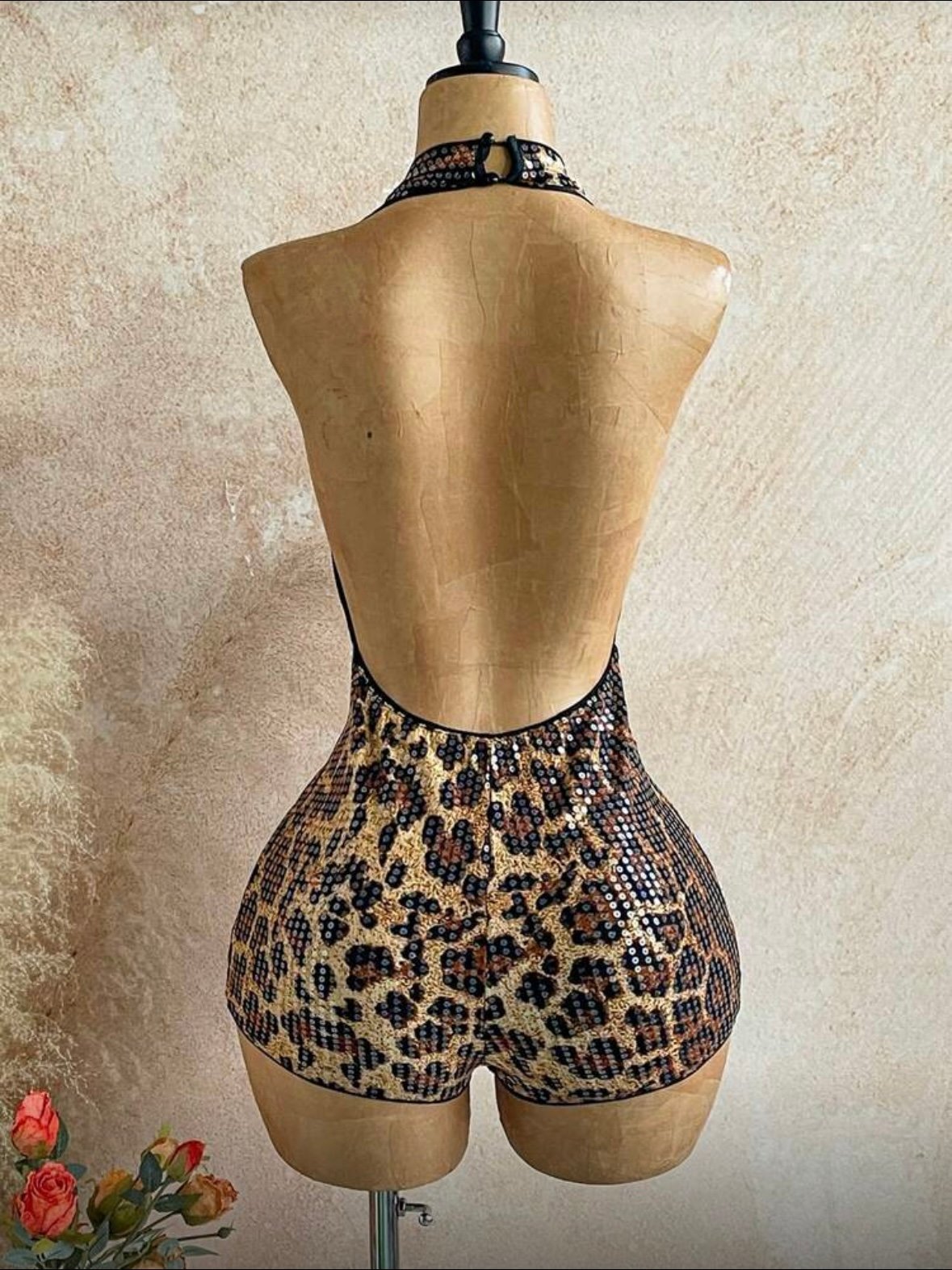 Animal Print Sexy Fitted Romper For Women (4.86) - Image 6