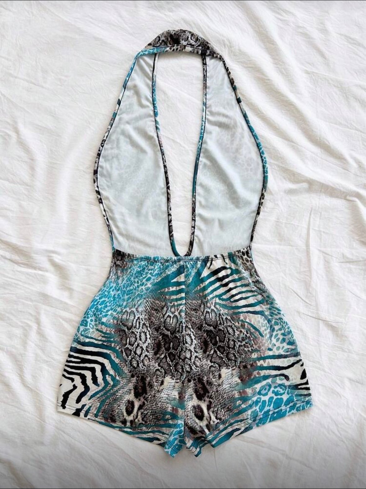 Animal Print Sexy Fitted Romper For Women (4.86) - Image 8