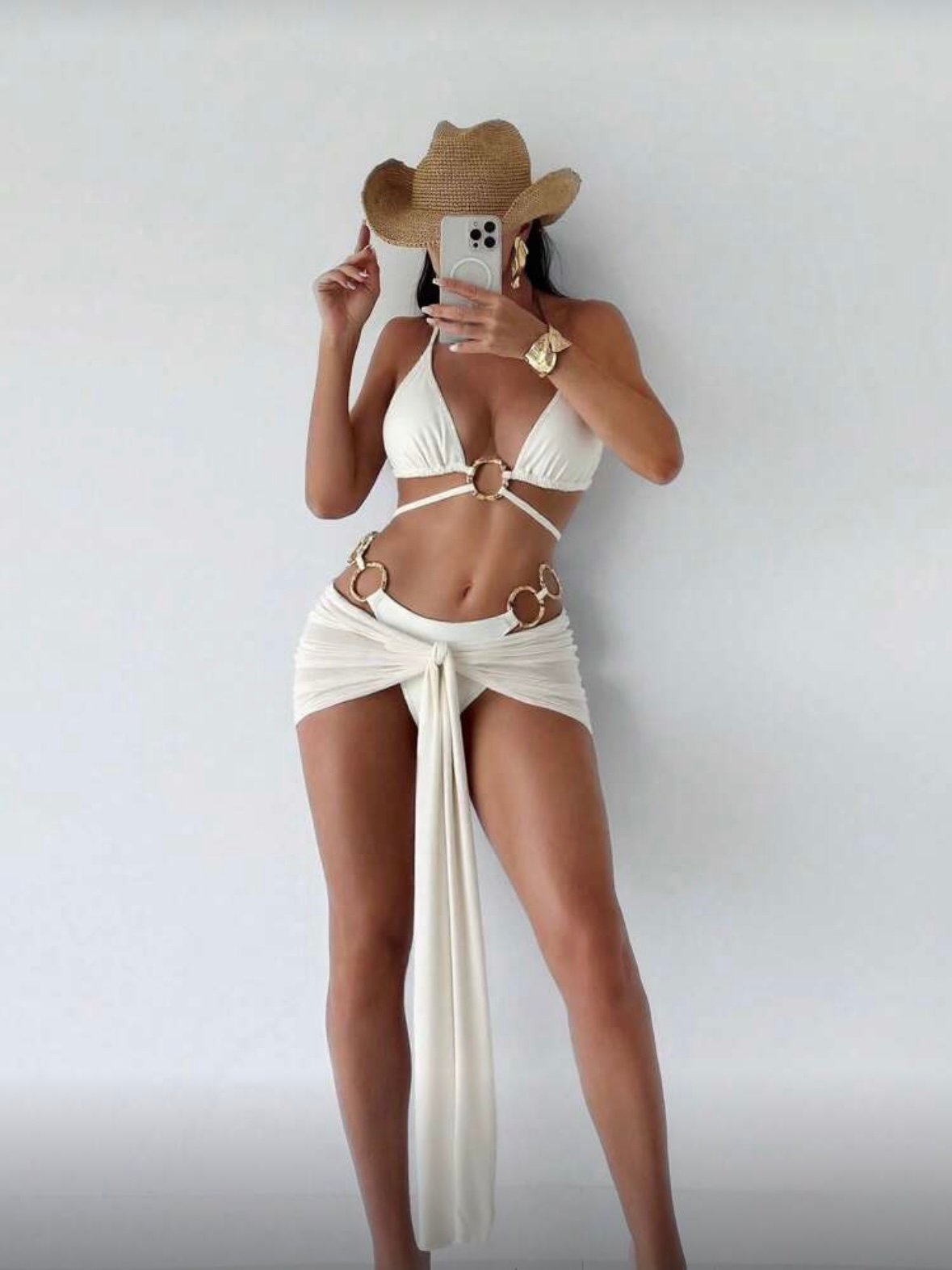 Sexy 3 Piece Bikini Set Skirt & Bikini Combination (4.96) - Image 6