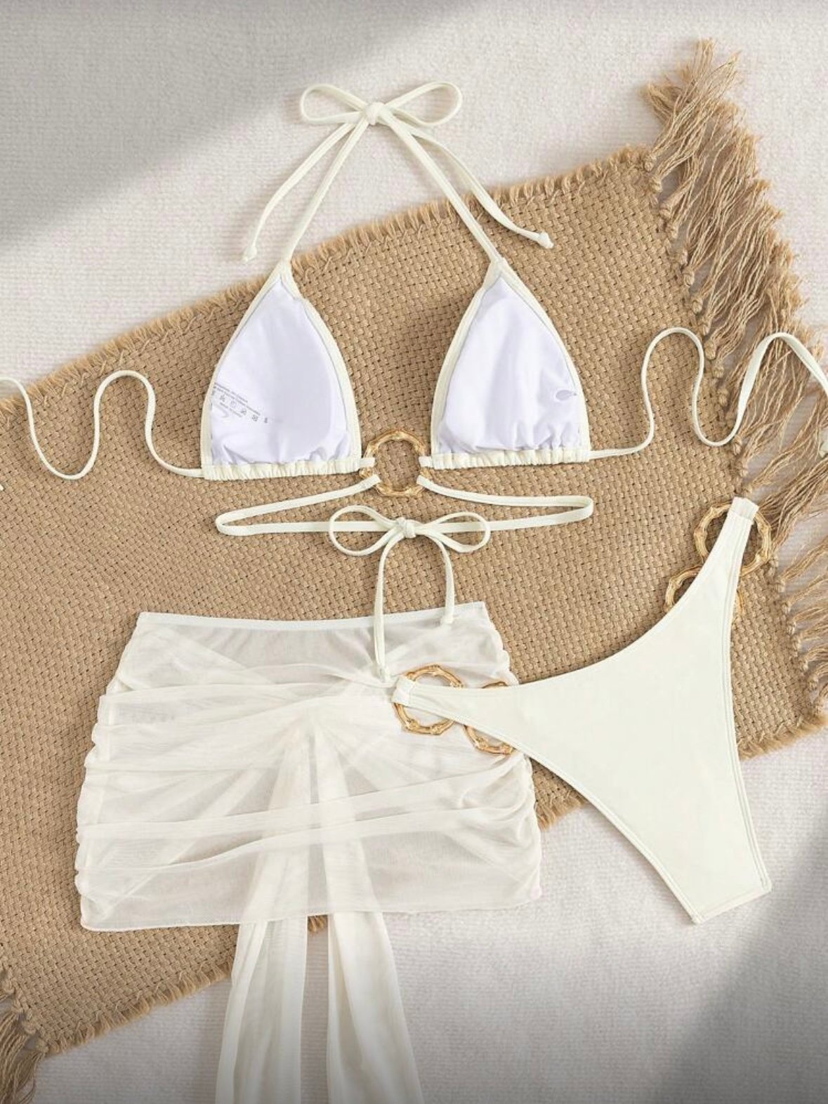 Sexy 3 Piece Bikini Set Skirt & Bikini Combination (4.96) - Image 9