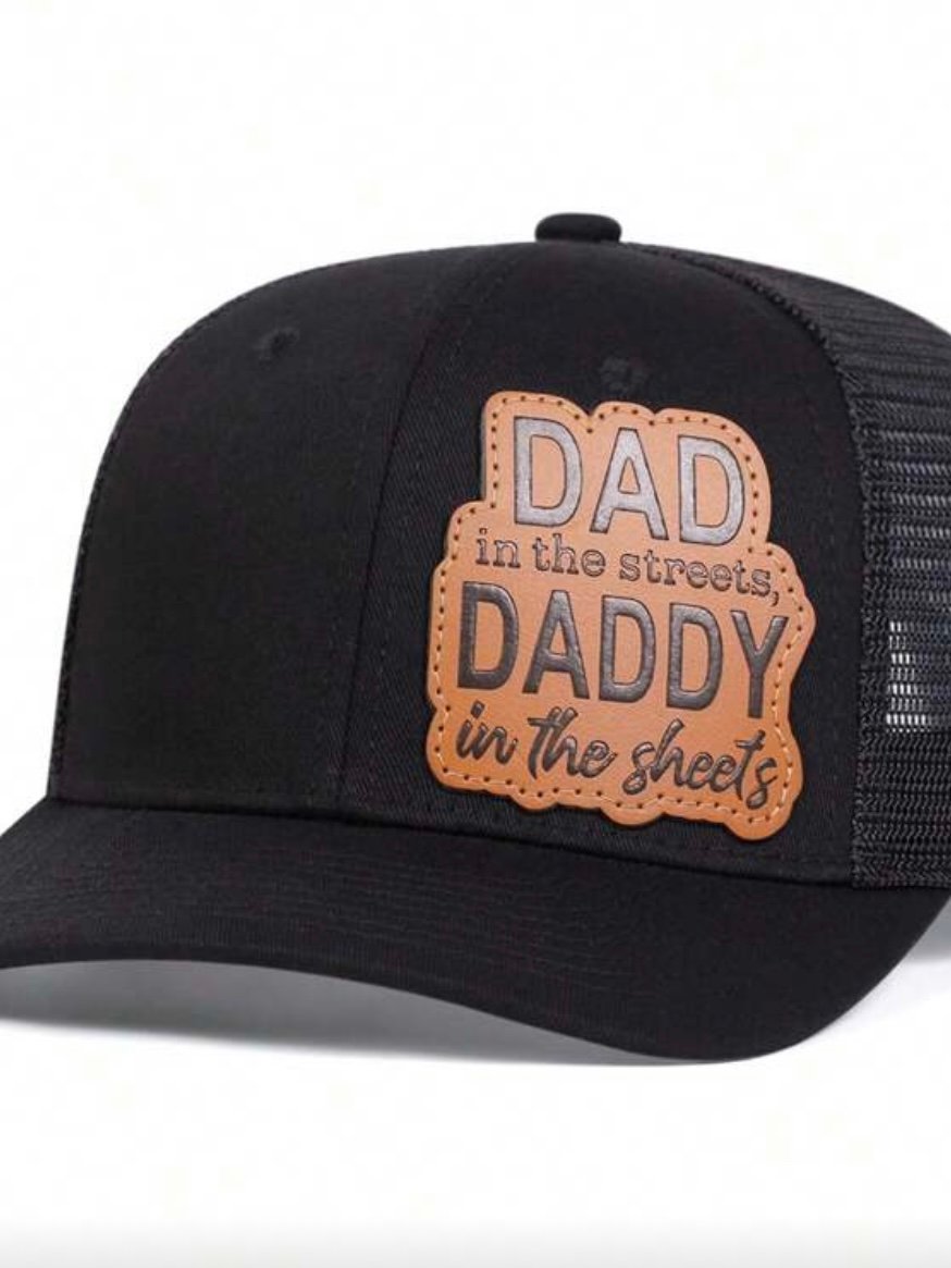 "Dad In The Streets, Daddy In The Sheets" Men's Baseball Mesh Hat (4.96)