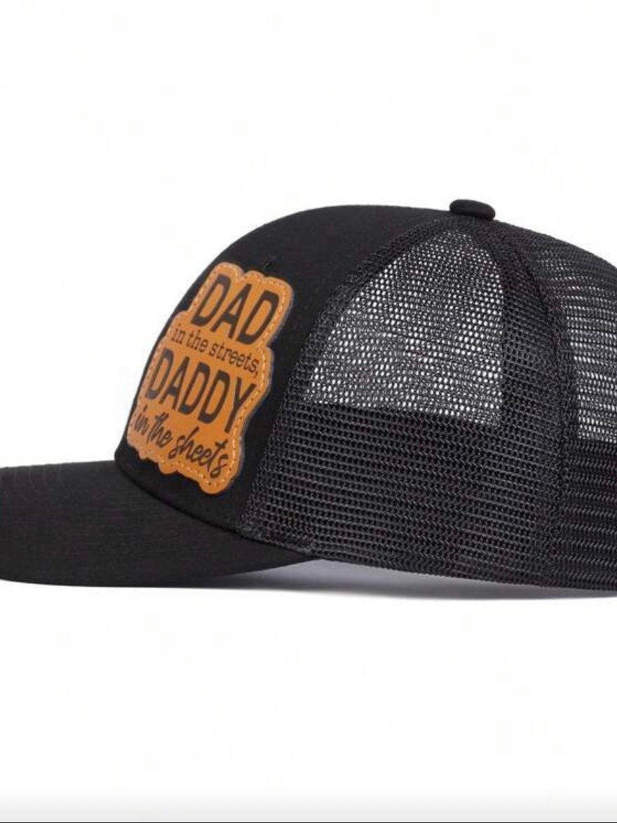 "Dad In The Streets, Daddy In The Sheets" Men's Baseball Mesh Hat (4.96) - Image 4