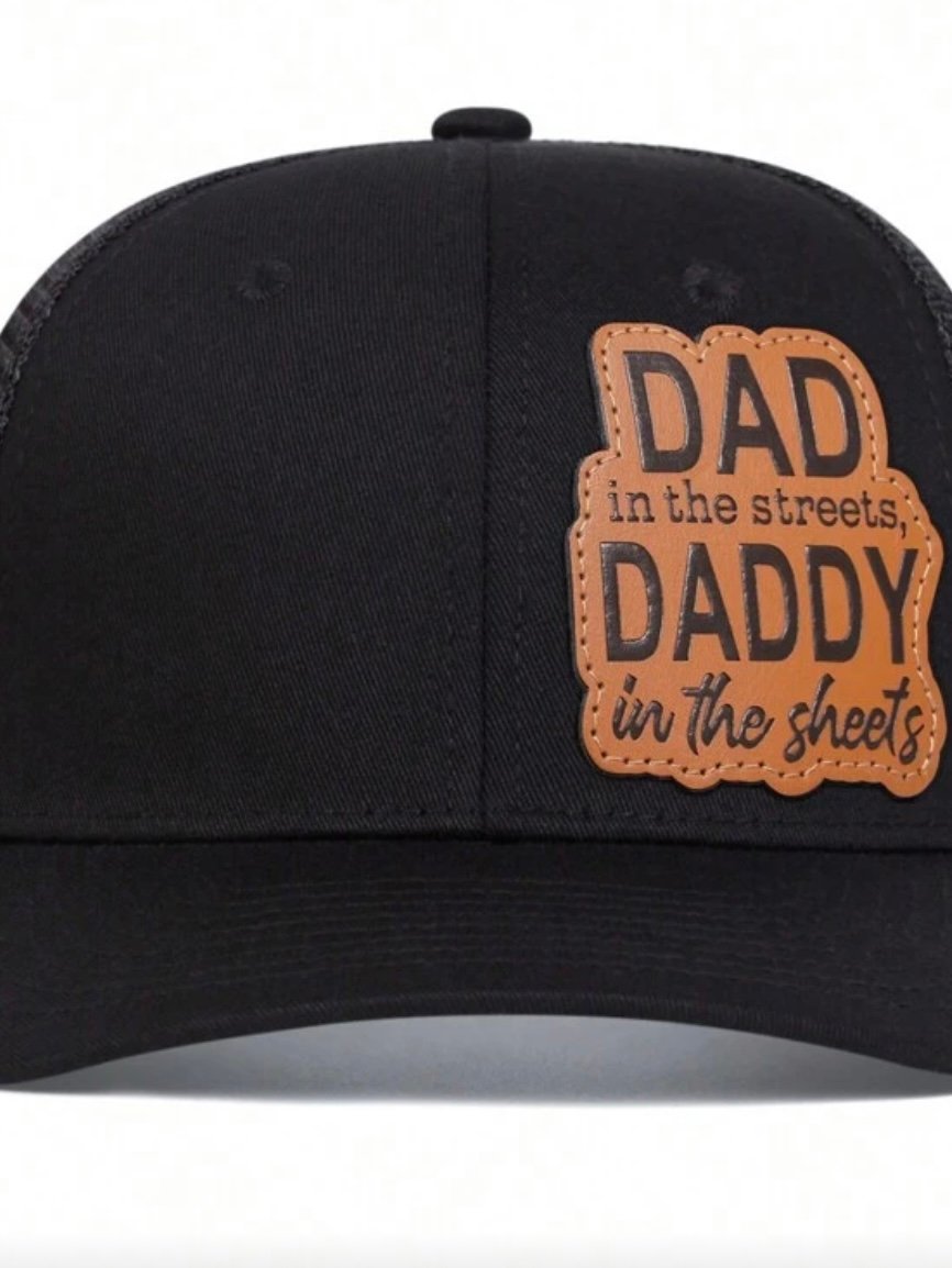 "Dad In The Streets, Daddy In The Sheets" Men's Baseball Mesh Hat (4.96) - Image 2