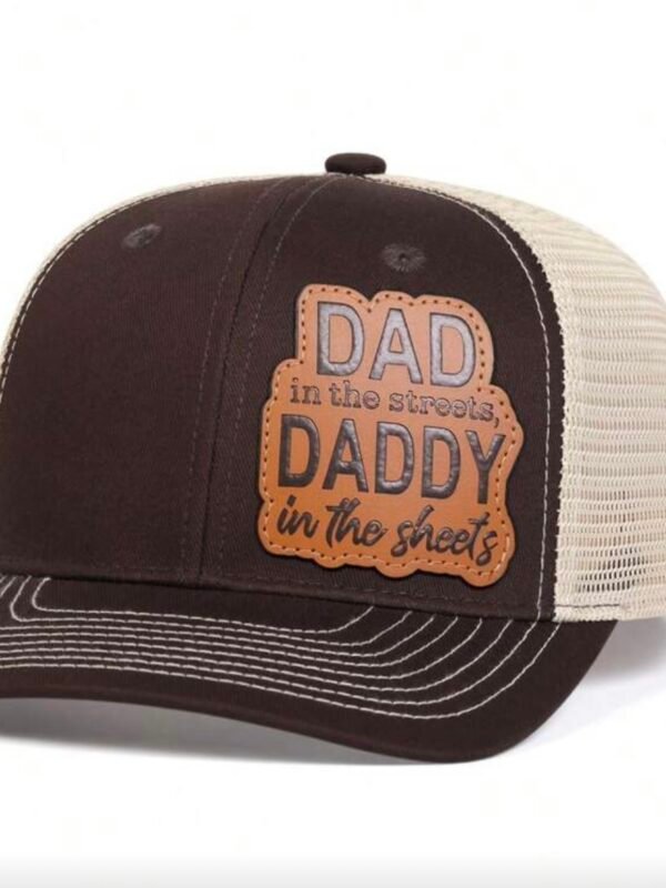 "Dad In The Streets, Daddy In The Sheets" Men's Baseball Mesh Hat (4.96) - Image 8