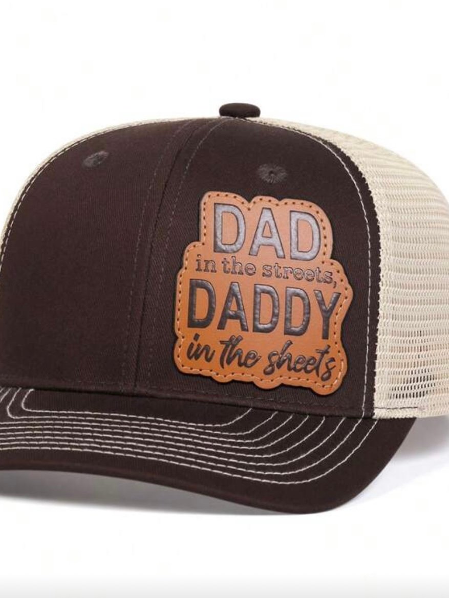 "Dad In The Streets, Daddy In The Sheets" Men's Baseball Mesh Hat (4.96) - Image 8