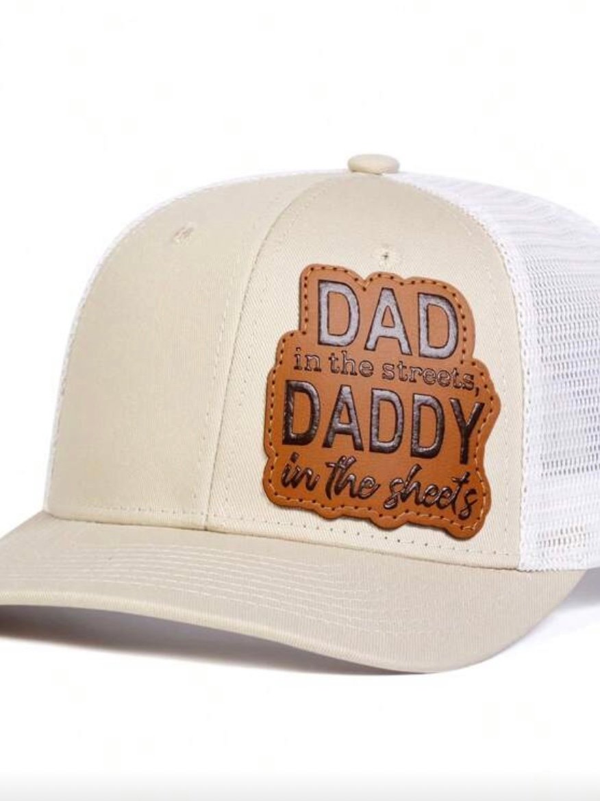 "Dad In The Streets, Daddy In The Sheets" Men's Baseball Mesh Hat (4.96) - Image 6