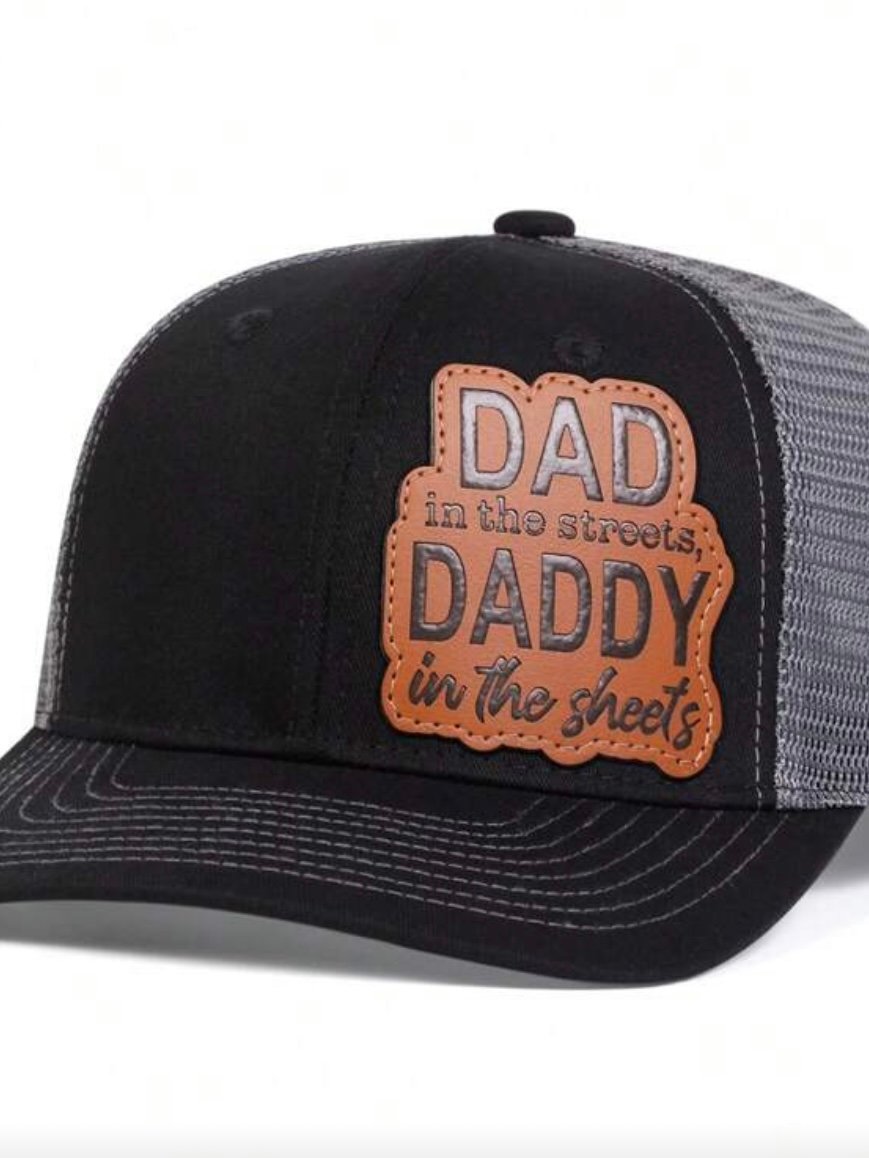 "Dad In The Streets, Daddy In The Sheets" Men's Baseball Mesh Hat (4.96) - Image 5
