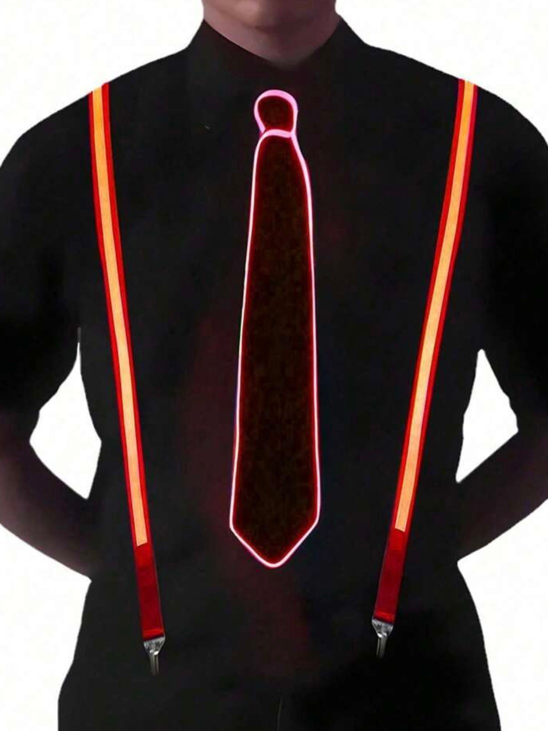 Luminous Bow Tie or Suspenders For Men LED Suspenders (4.83) - Image 5