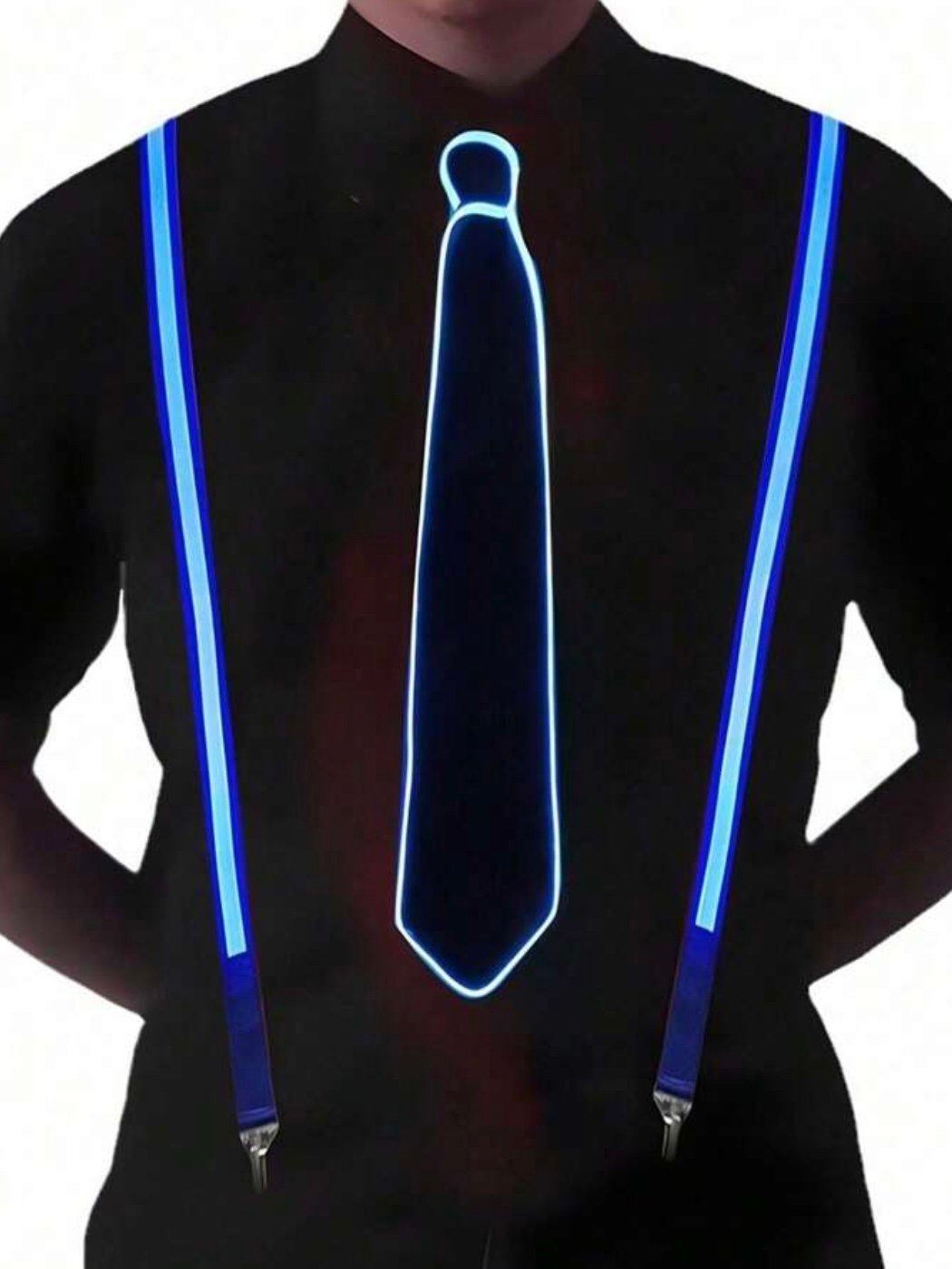 Luminous Bow Tie or Suspenders For Men LED Suspenders (4.83) - Image 4